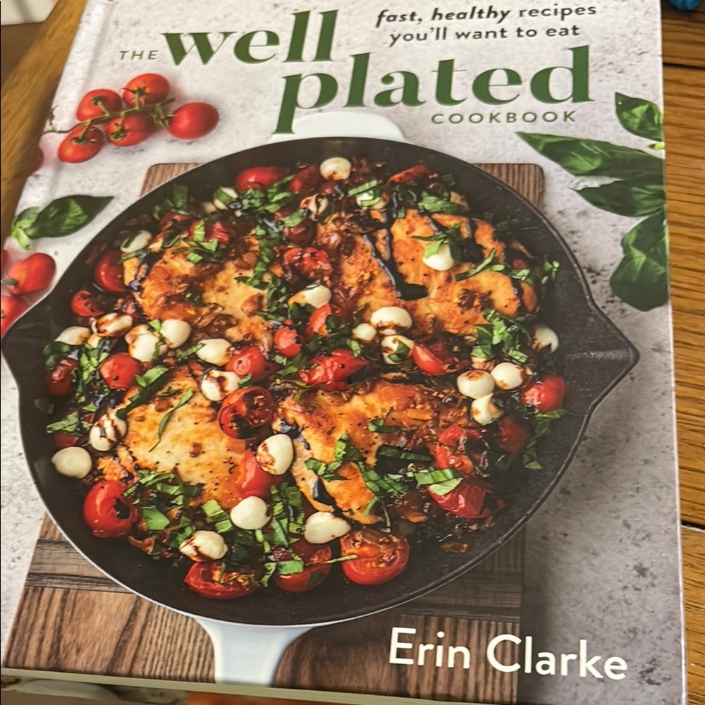 Avery White and Green Kitchen Cookbook